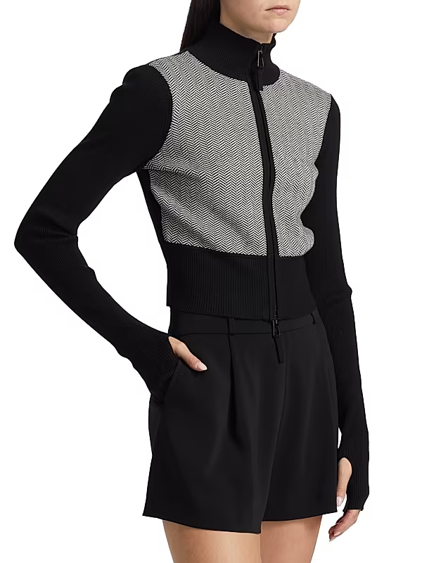 Toccin Reece Zip Front Sweater MSRP $345