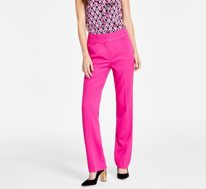 Tahari ASL Mid-Rise Flare-Leg Pants MSRP $99