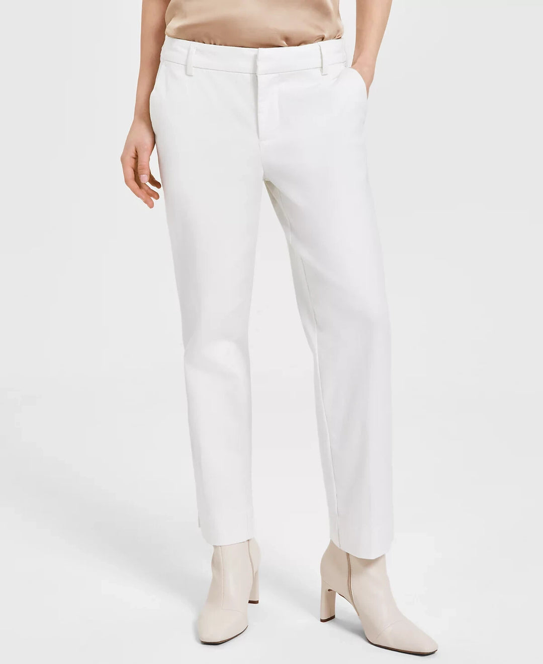 Liverpool Los Angeles Kelsey Cropped Twill Trouser MSRP $98