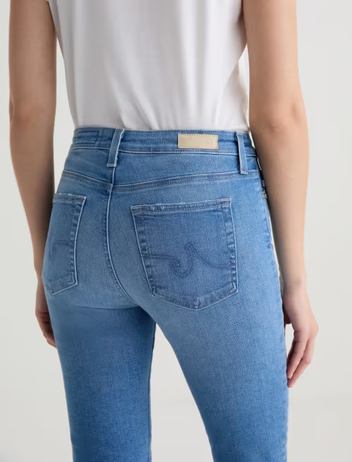 AG Mari Mid-Rise Slim Straight Jeans MSRP $225