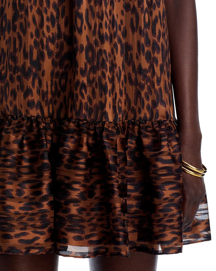 AQUA Leopard Mini Dress MSRP $88