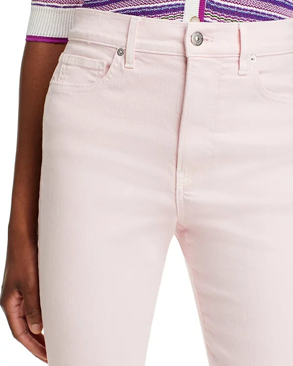 Veronica Beard Carson High Rise Ankle Flare Jeans in Pink Haze MSRP $278 Size 26