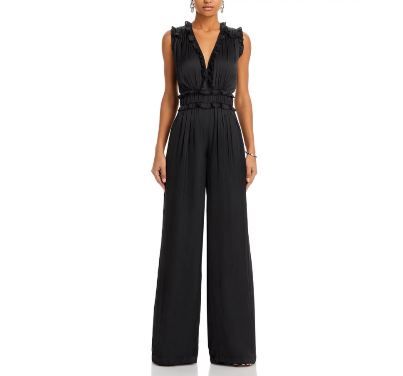 Ramy Brook Katelyn Ruffled Jumpsuit MSRP $545