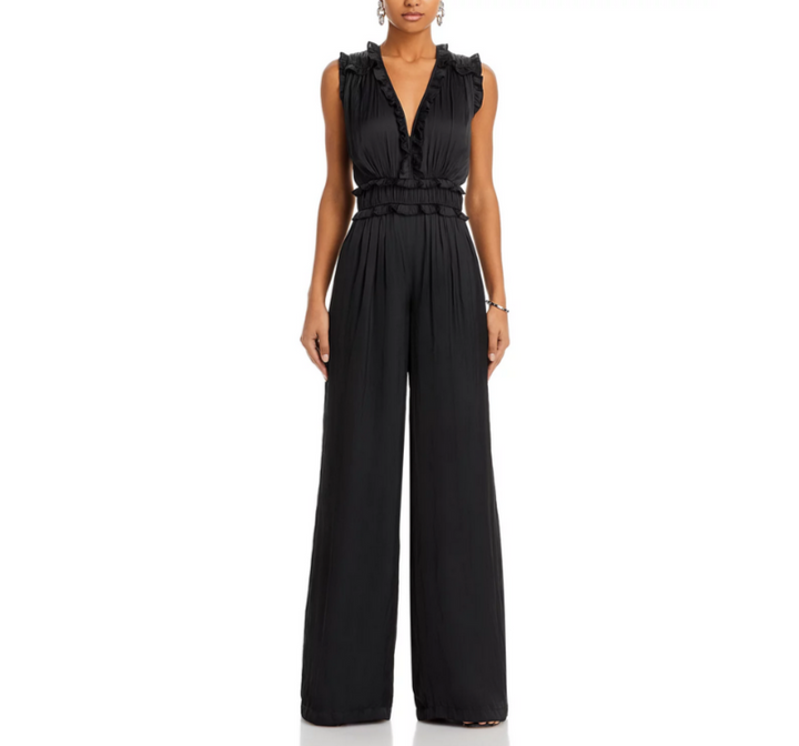 Ramy Brook Katelyn Ruffled Jumpsuit MSRP $545