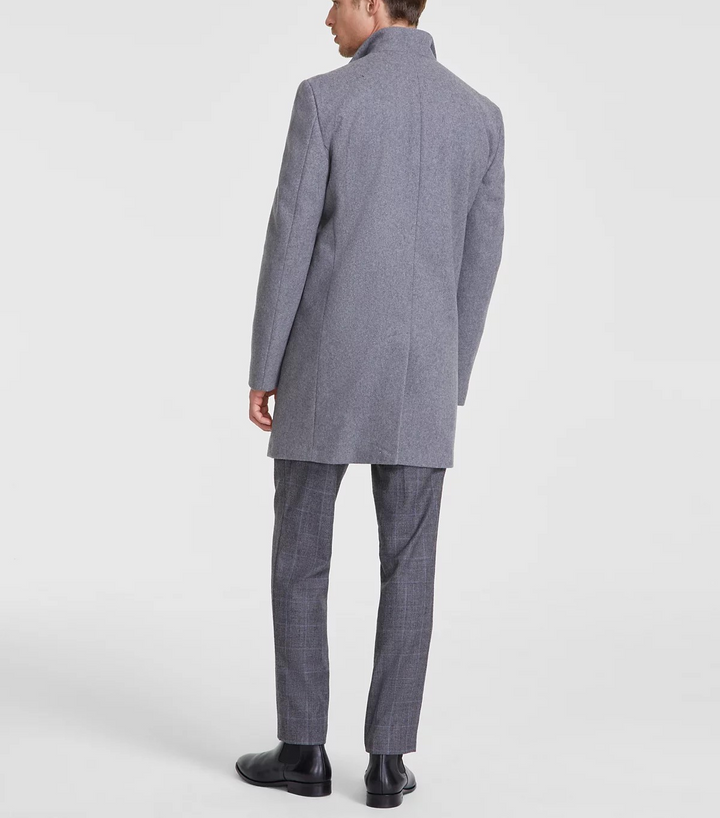 Calvin Klein Men's Mayden Slim-Fit Wool Blend Overcoat MSRP $495
