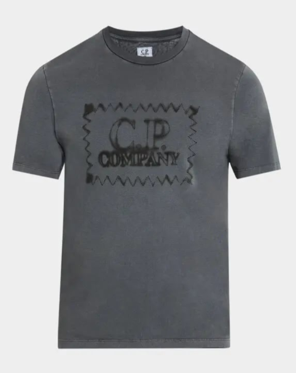 C.P. COMPANY Jersey Logo Label T-Shirt MSRP $195