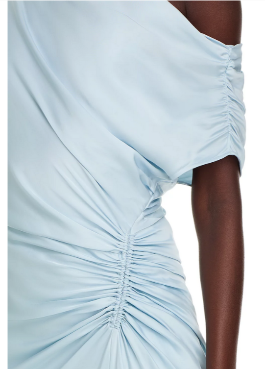 A.L.C. Penny Draped One Shoulder Gown MSRP $595