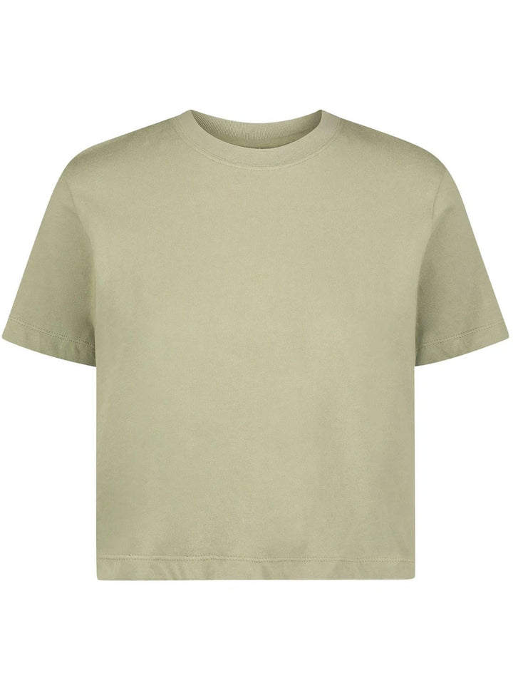 DL1961 Women's Essential Cotton Crop Tee MSRP $69  N