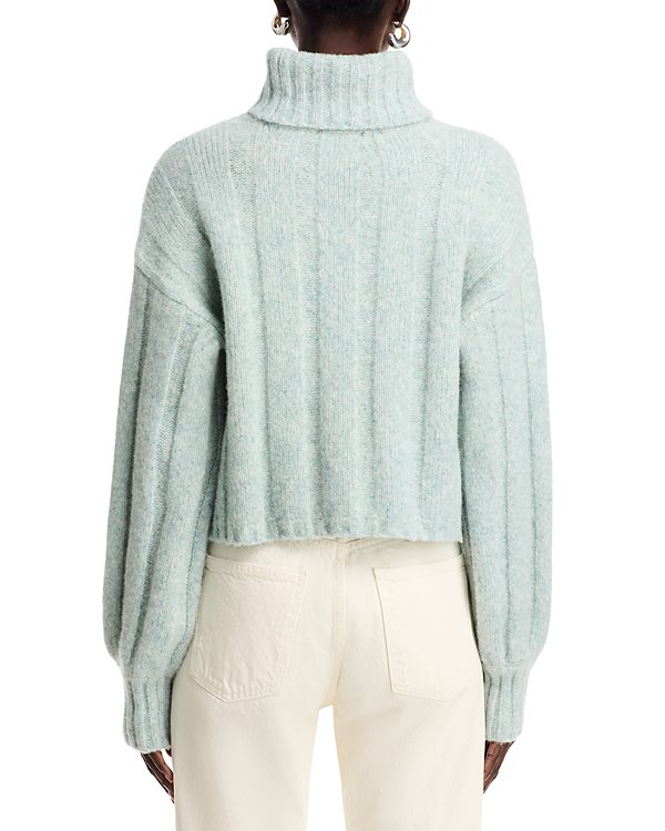 PAIGE Rosalia Wool Blend Turtleneck Sweater MSRP $279