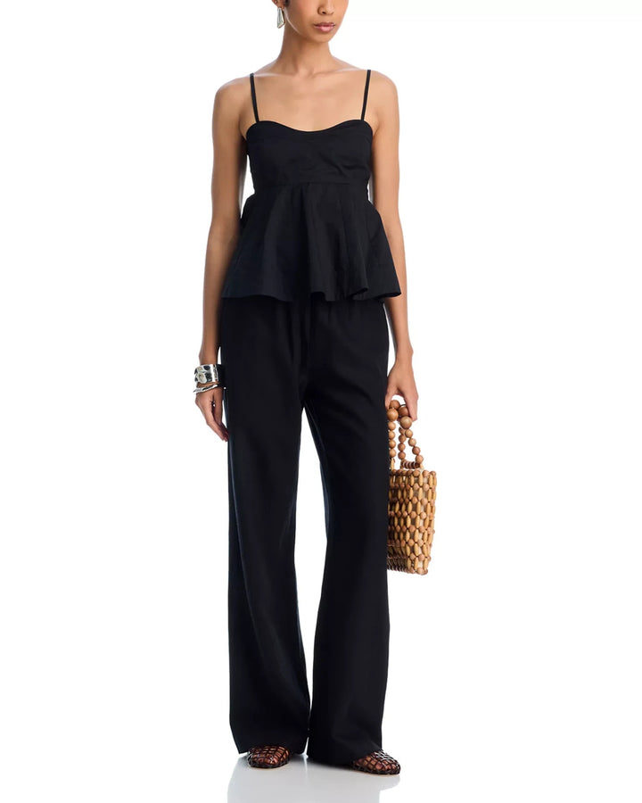 Steve Madden Delta Peplum Top MSRP $69