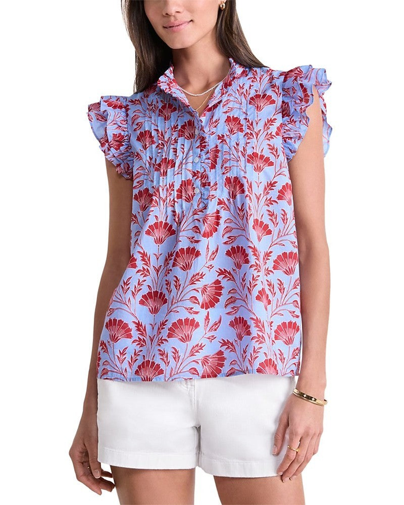 Vineyard Vines Pintuck Top MSRP $98