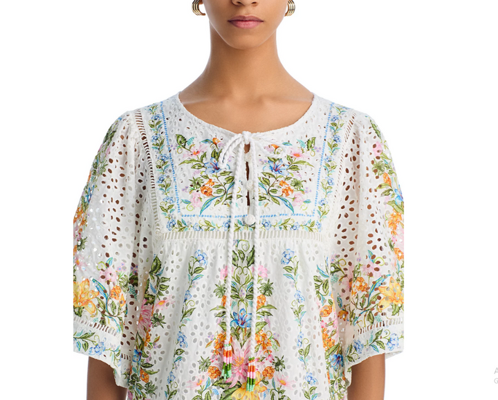 FARM Rio Sweet Bloom Bouquet Swim Cover-Up Dress MSRP $290