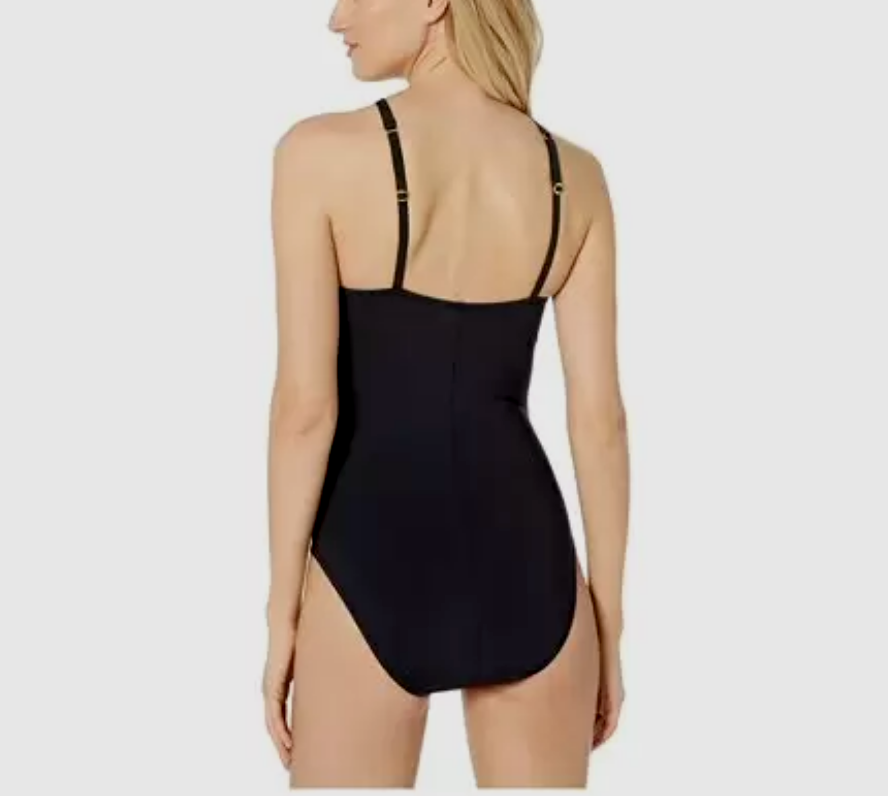 Bleu by Rod Beattie Solid Halter 1-Pc Swimsuit $119