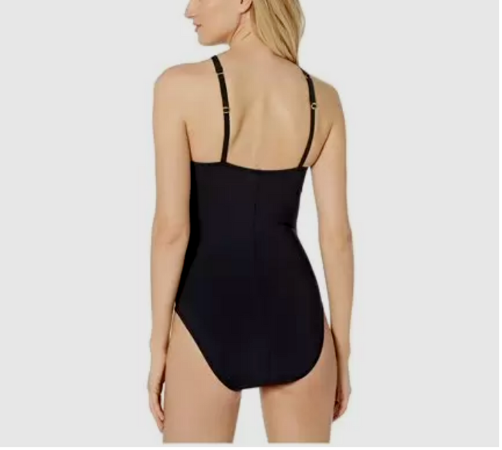 Bleu by Rod Beattie Solid Halter 1-Pc Swimsuit $119