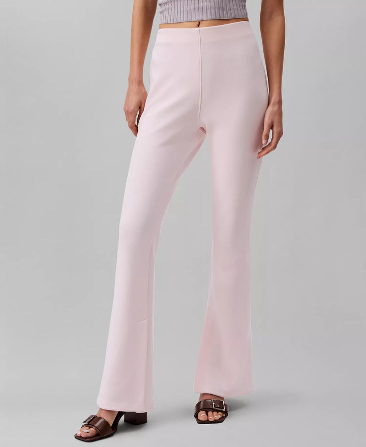 Calvin Klein Women's Tailored Knit Pull-On Flare Leg Pants MSRP $129.00
