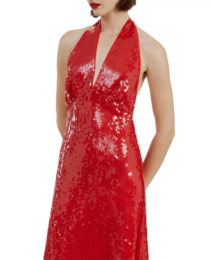 Bardot Women's Freja Sequined Midi Dress MSRP $179