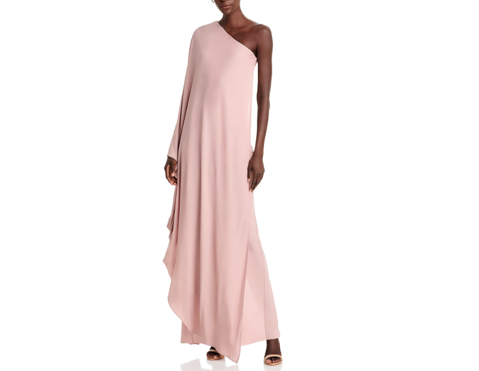 NAOMI x BOSS 2.0 Escapa Draped One Shoulder Gown MSRP $495