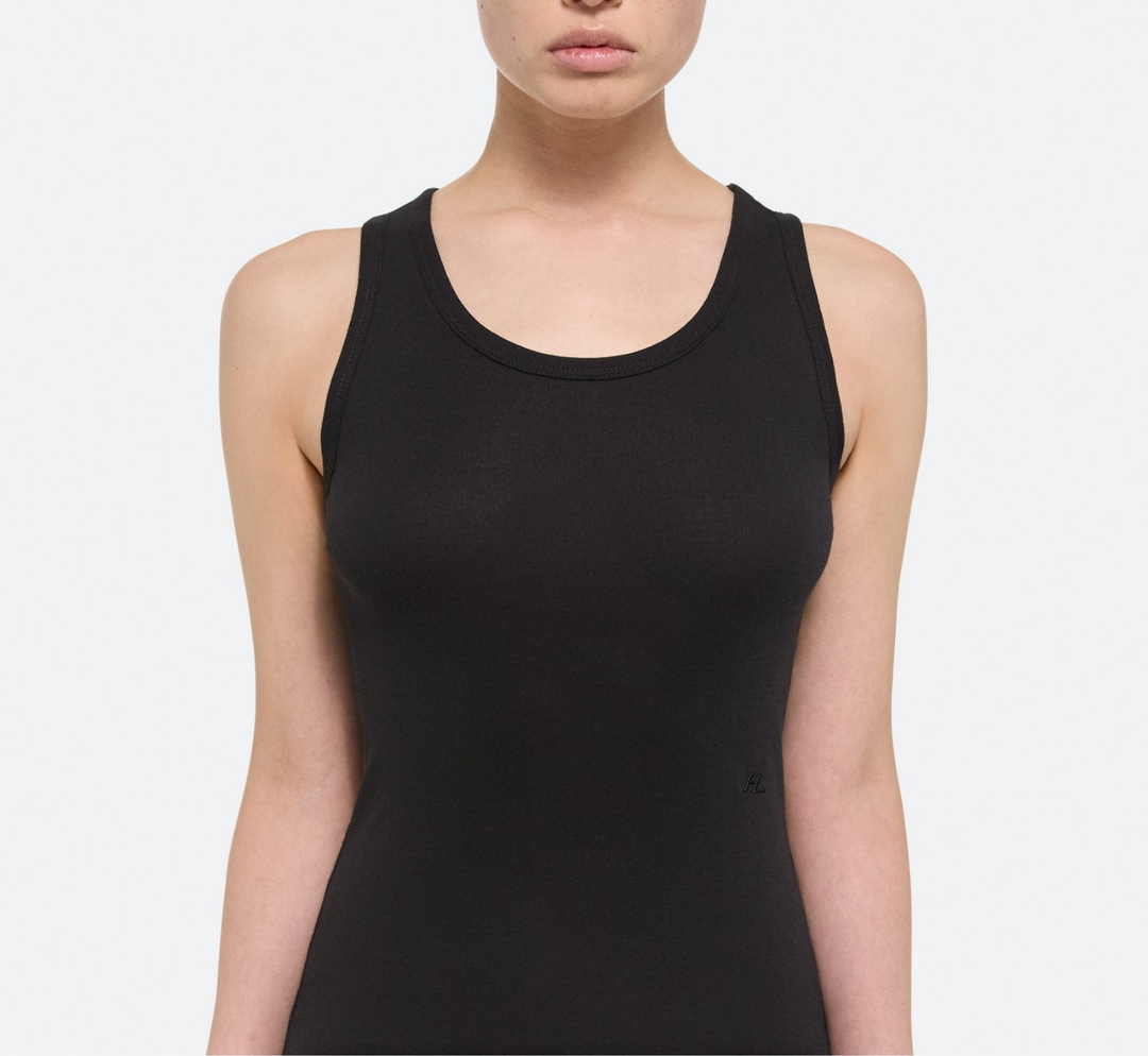 Helmut Lang Soft Ribbed Tank Dress MSRP $165