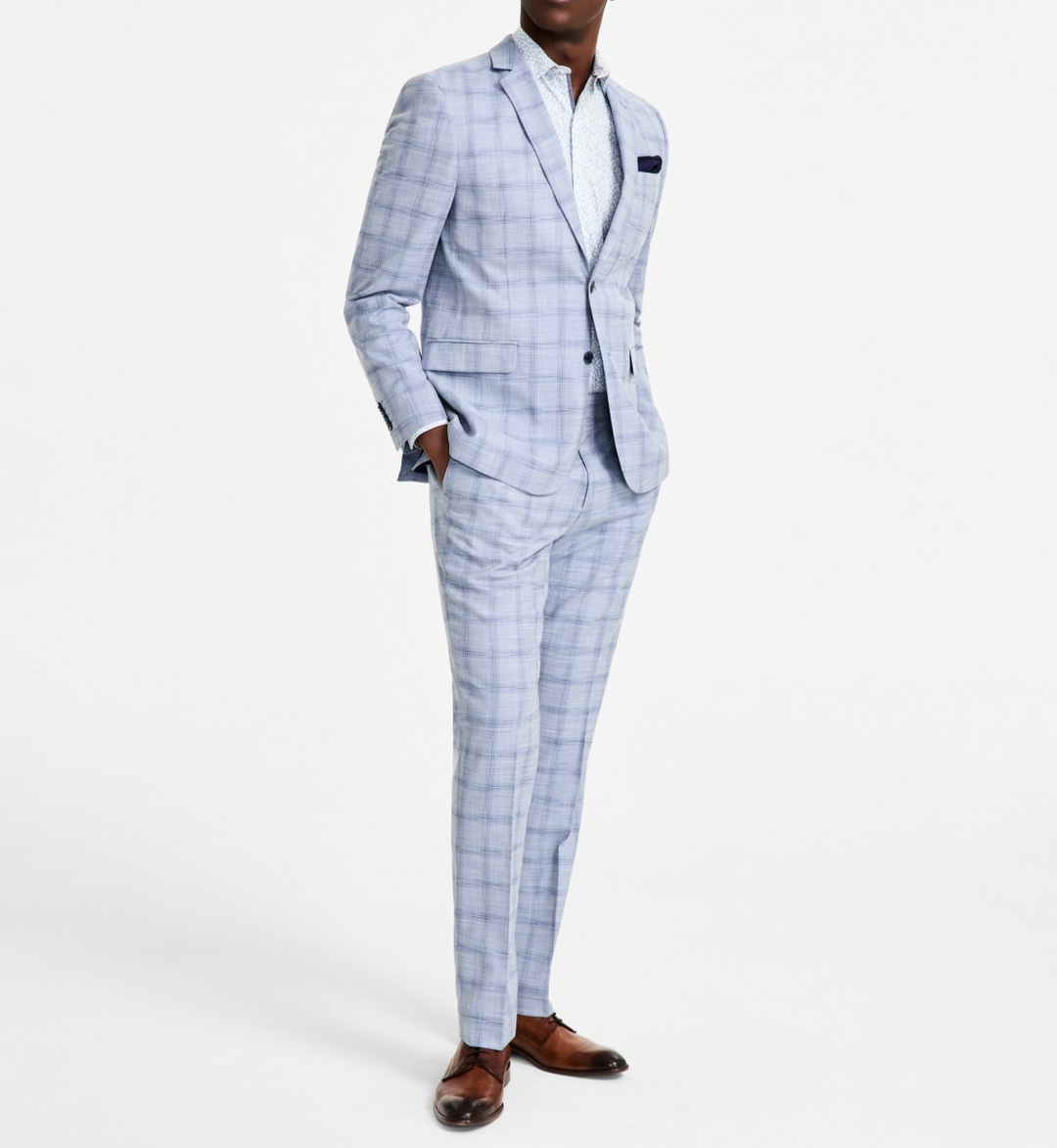 Nick Graham Men's Slim Fit 2-Piece Suit Size 38Rx32W MSRP $395