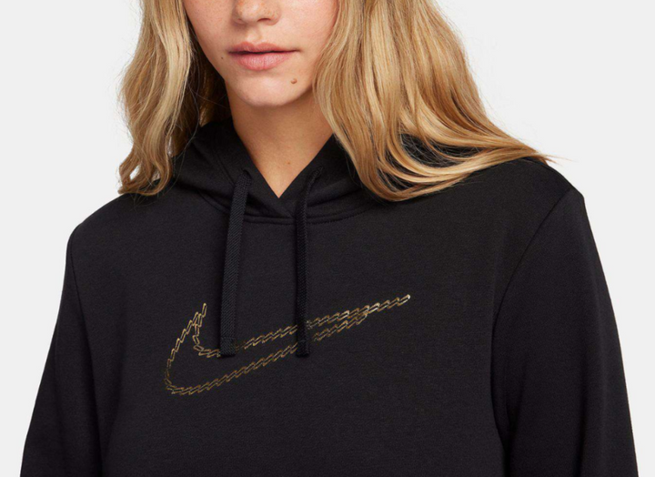 Nike Sportswear Club Fleece Premium Essential Loose Shine Pullover Hoodie $75