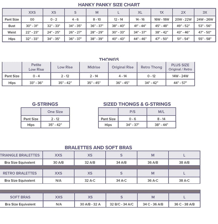 Hanky Panky Signature Lace Original Rise Thong MSRP $24