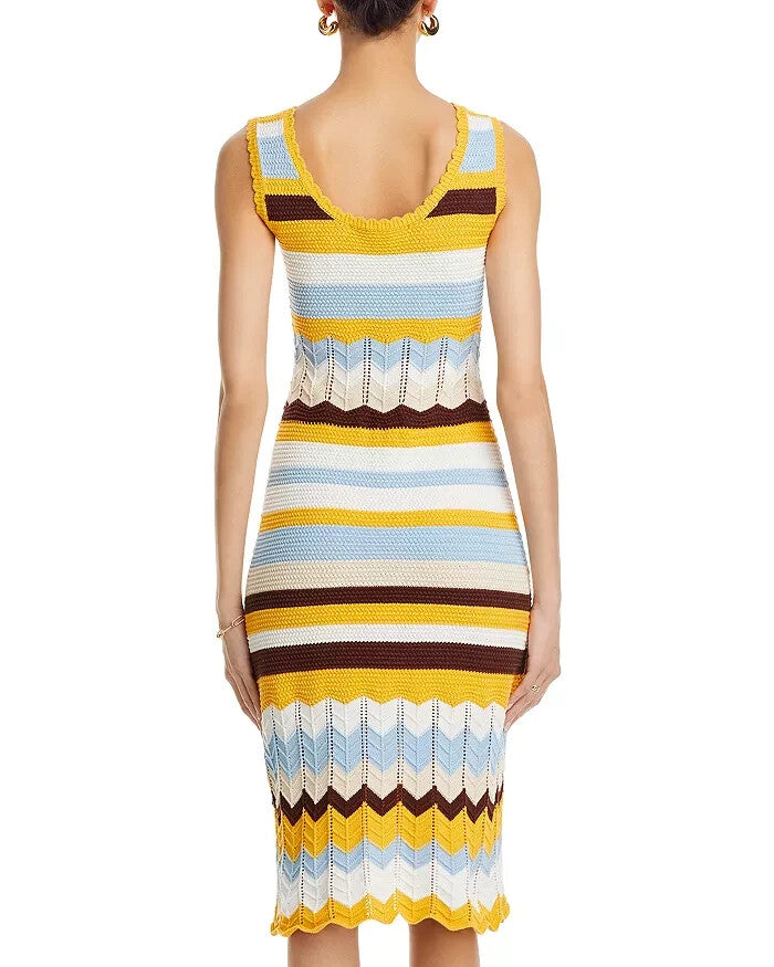 French Connection Nellis Cotton Crochet Dress MSRP $98 Size 6 # 1B 2447