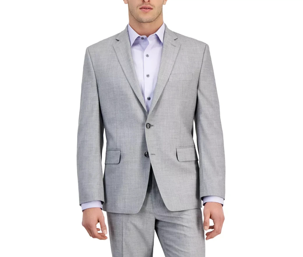Perry Ellis Portfolio Men's Modern-Fit Solid Suit Jacket