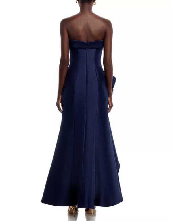 AQUA Draped Gown MSRP $328