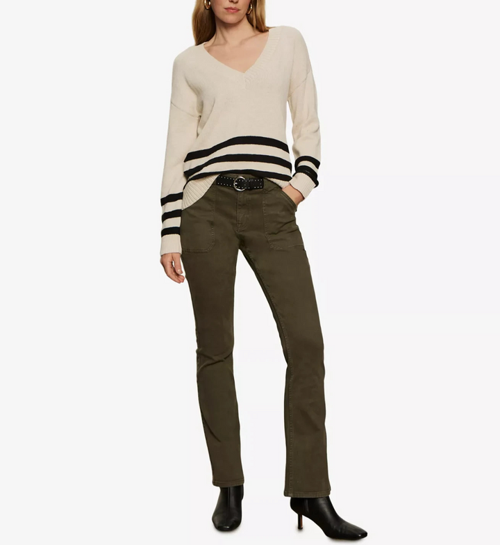 Sanctuary Women's Classic V-Neck Sweater MSRP $79