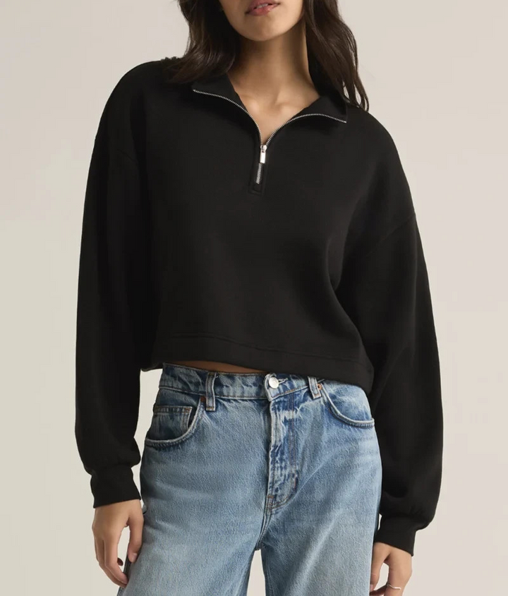 Z Supply Half Zip Sweatshirt MSRP $79