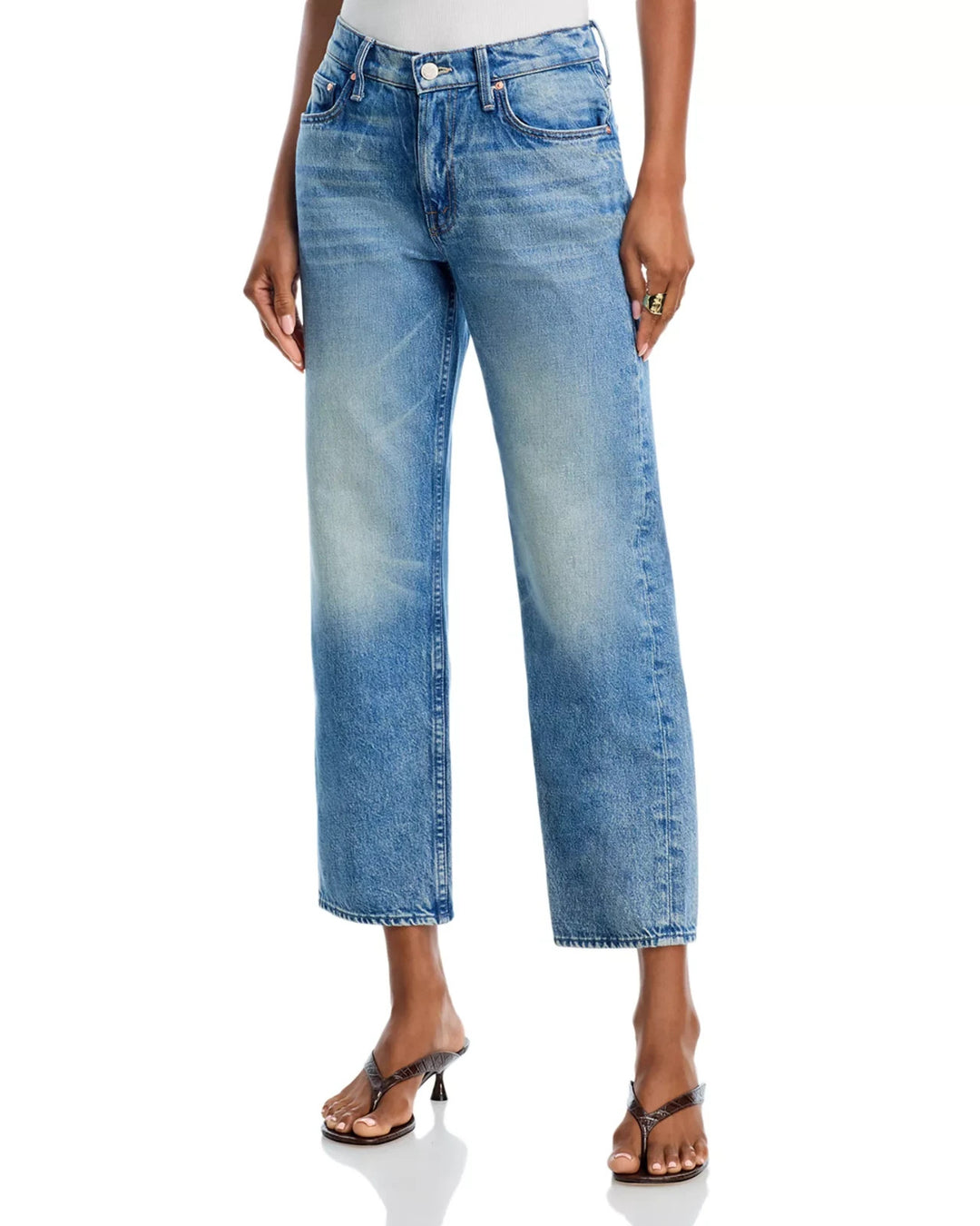 MOTHER The Newbie High Rise Ankle Jeans MSRP $268