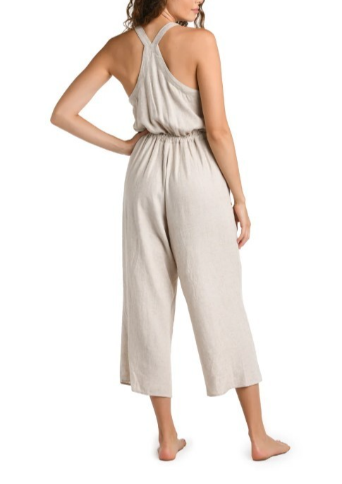 La Blanca Wide Leg Jumpsuit Swim Cover up MSRP $119