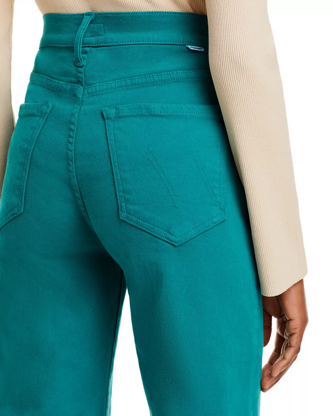 MOTHER The Rambler High Rise Ankle Straight Jeans MSRP $218