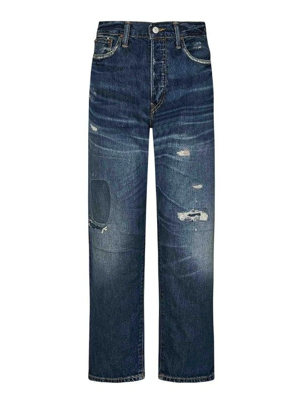 Polo Ralph Lauren Cotton Denim Straight-Leg Jeans MSRP $348