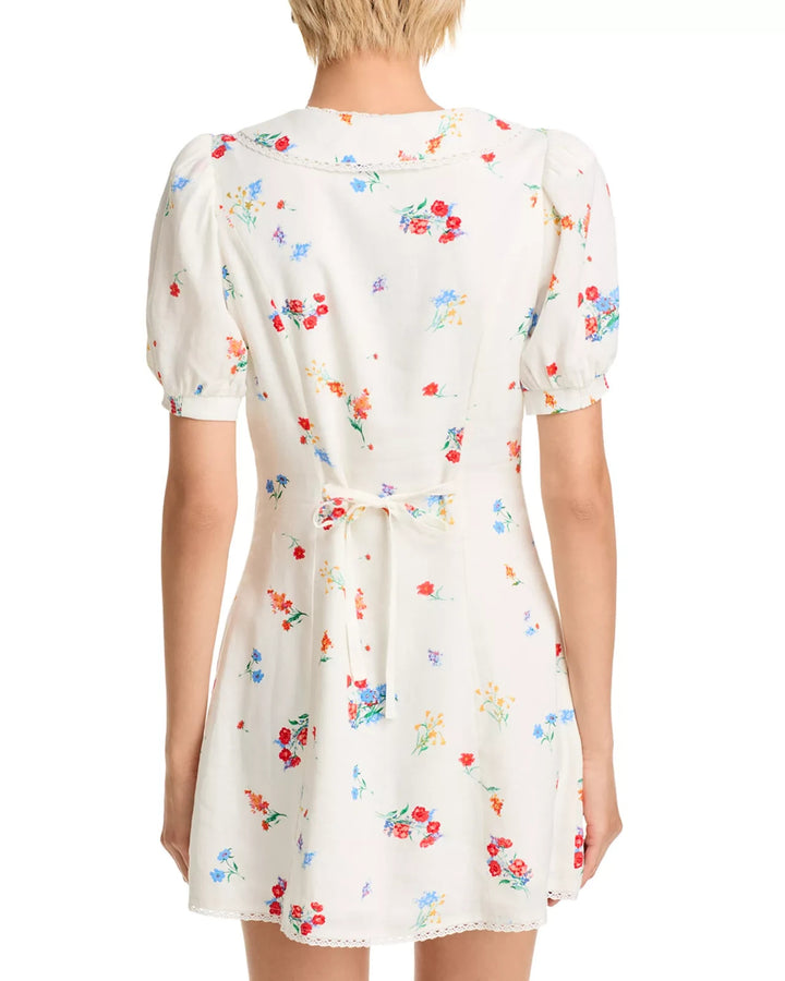 WAYF Berkleigh Collar Mini Dress MSRP $108