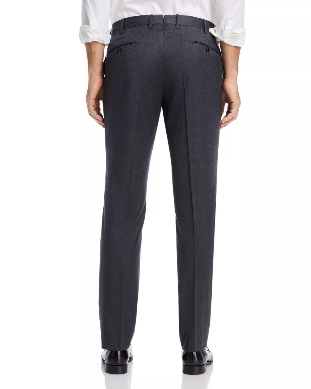 PT Torino Melange Stretch Flannel Slim Fit Trousers MSRP $425