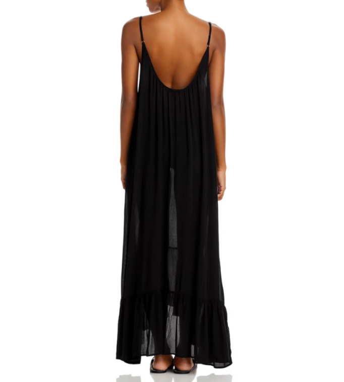 AQUA Swim Maxi Dress Cover-Up MSRP $98