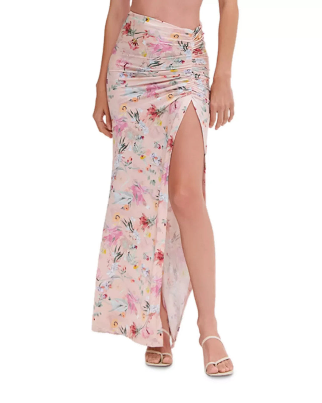 PatBO Lily Flower Beach Cover-Up Skirt MSRP $395