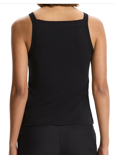 Theory Knit Square Neck Tank Top MSRP $145
