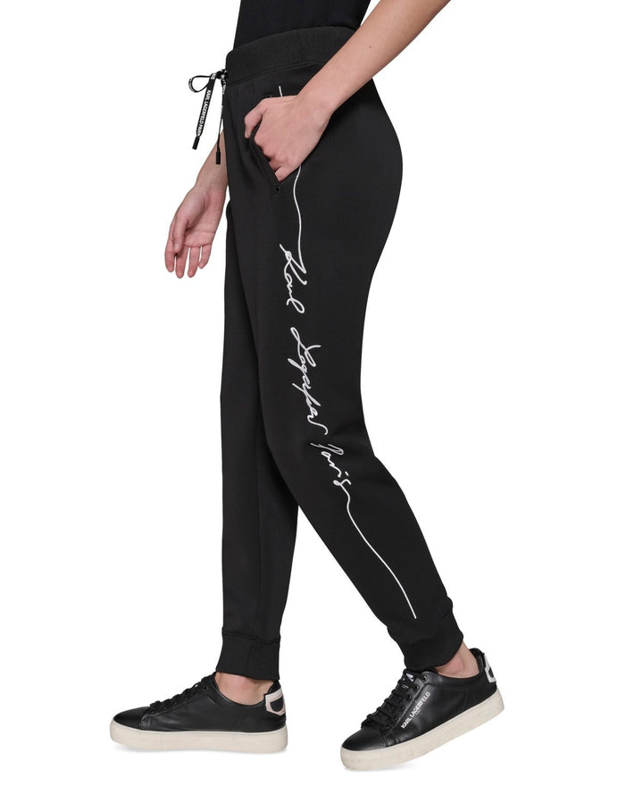 KARL LAGERFELD PARIS Script-Logo Joggers MSRP $99