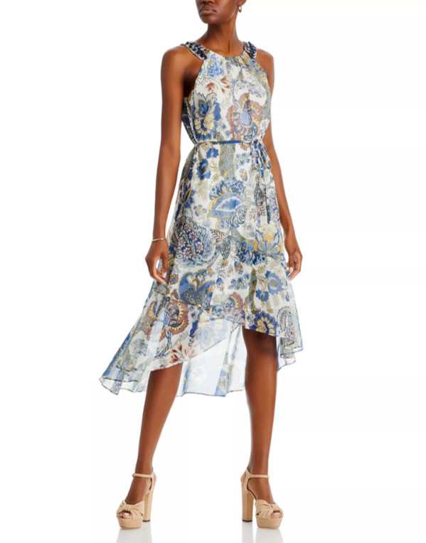 Kobi Halperin Allison Beaded Midi Dress MSRP $598