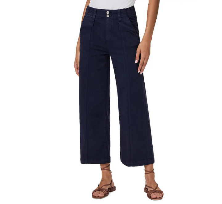 PAIGE Brooklyn High Rise Cropped Wide Leg Pants MSRP $249