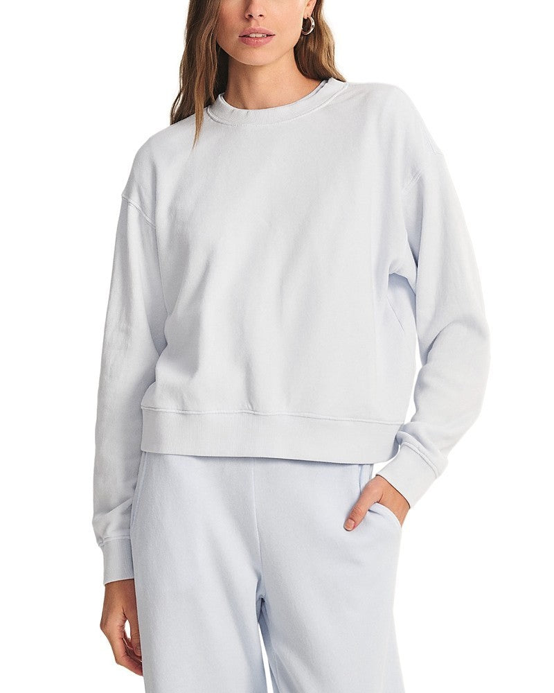 Velvet by Graham & Spencer Long Sleeve Crewneck Sweatshirt MSRP $124