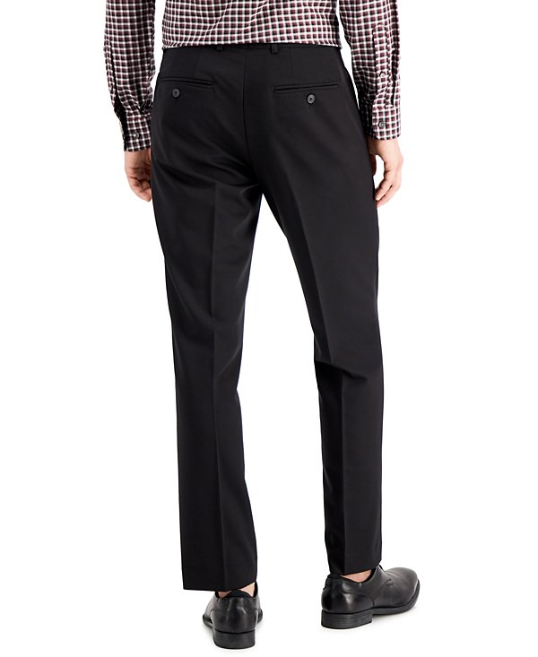 Perry Ellis Portfolio Men's Modern-Fit Stretch Solid Resolution Pants MSRP $95
