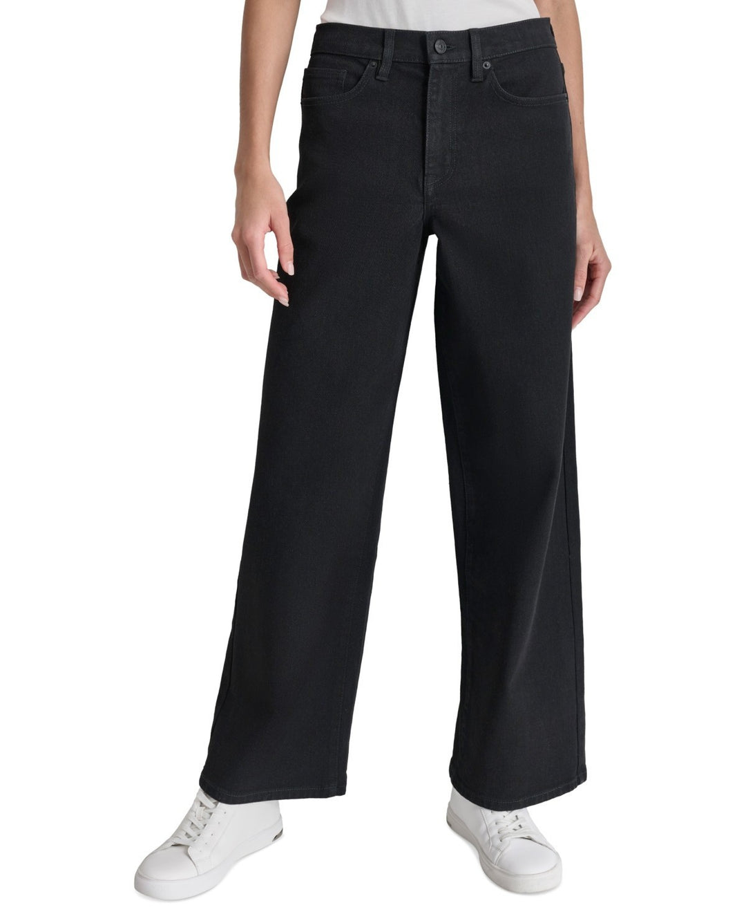 DKNY Jeans High-Rise Wide-Leg Jeans MSRP $79