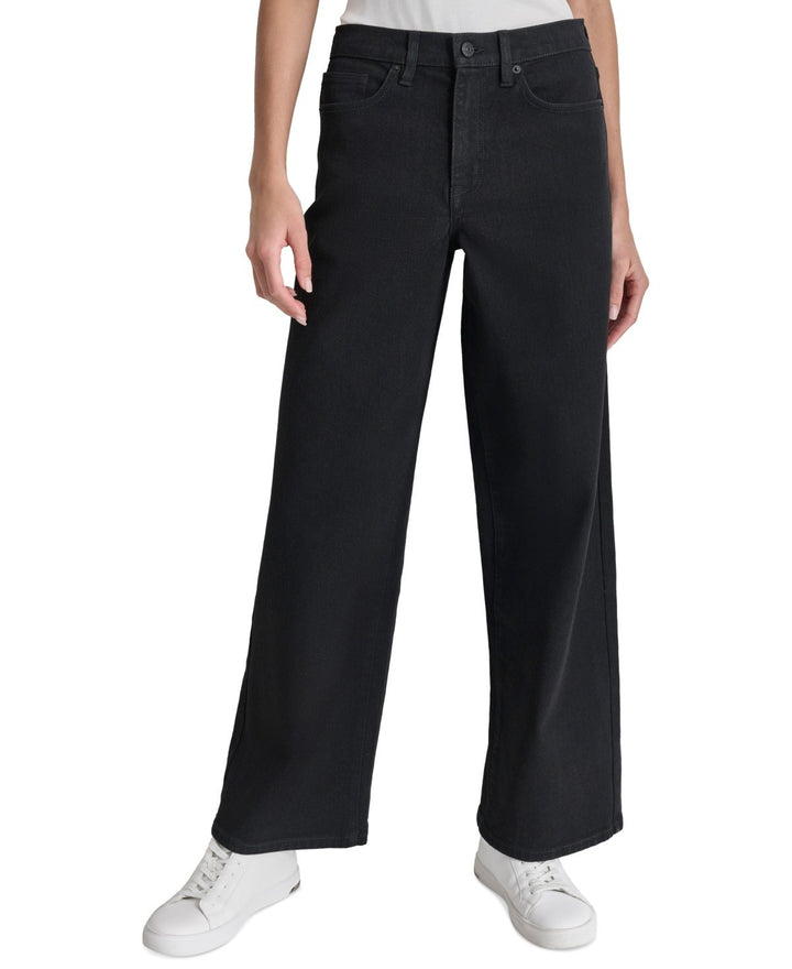 DKNY Jeans High-Rise Wide-Leg Jeans MSRP $79