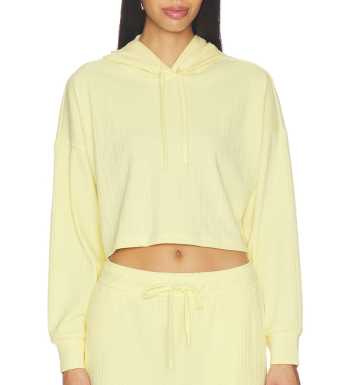 Beyond Yoga Breathe Easy Ribbed Hoodie MSRP $98