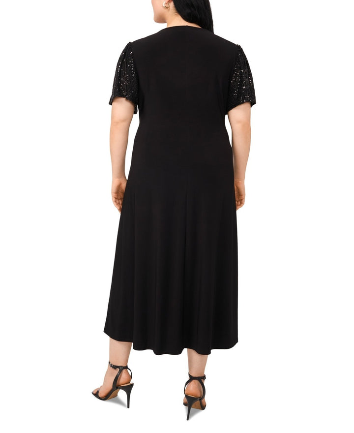MSK Sequined Fit & Flare Dress MSRP $89