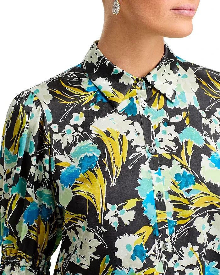 Cinq à Sept Fiona Tossed Floral Top MSRP $295