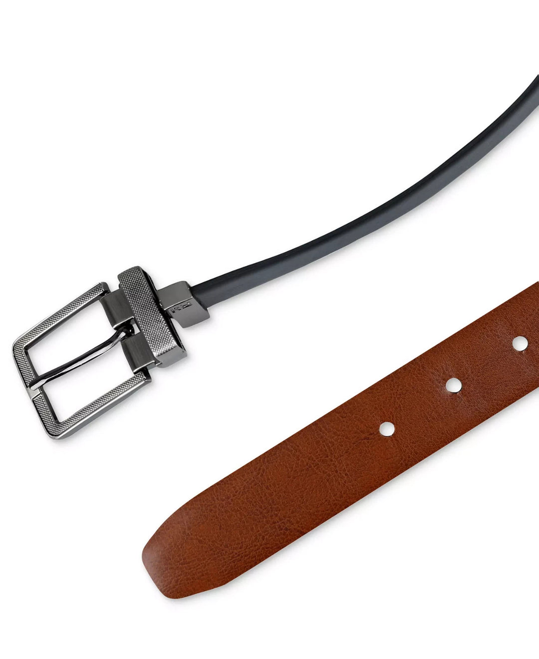 Kenneth Cole Reaction Reversible Faux-Leather Harness-Buckle Belt MSRP $52.50